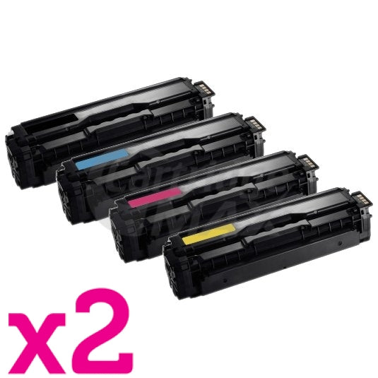2 sets of 4-Pack Generic Samsung CLP-680, CLX-6260 Cartridge Combo [CLT506L] [2BK,2C,2M,2Y]