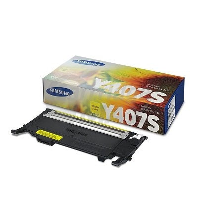 Original Samsung CLP-320N, CLP-325, CLX-3180, CLX-3185 [CLT-Y407S Y407] Yellow Toner SU476A