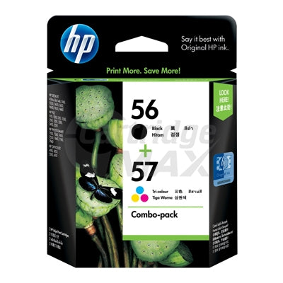 HP 56 + 57 Colour Original [Value Pack] Inkjet Cartridge CC629AA [1BK,1CL]
