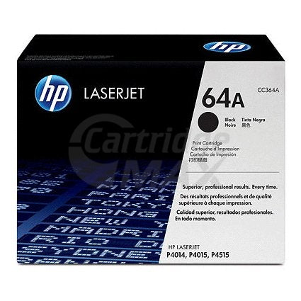 1 x HP CC364A (64A) Original Black Toner Cartridge - 10,000 Pages