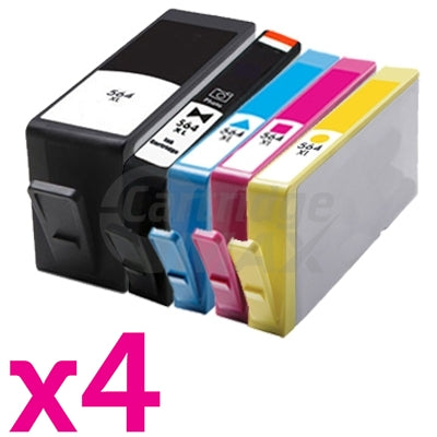 4 sets of 5 Pack HP 564XL Generic Inkjet Cartridges CN684WA+CB322WA-CB325WA [4BK,4PBK,4C,4M,4Y]