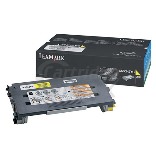 Lexmark (C500H2YG) Original C500 / X500 / X502N Yellow Toner Cartridge
