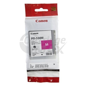 Original Canon PFI-104M Magenta Ink Cartridge