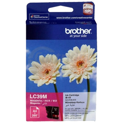 Original Brother LC-39M Magenta Inkjet Cartridge