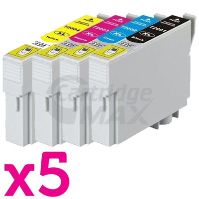 20 Pack Generic Epson 220XL (C13T294192-C13T294492) High Yield Ink Combo [5BK,5C,5M,5Y]