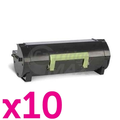 10 x Lexmark 603H (60F3H00) Generic MX310 / MX410 / MX511 / MX611 Black High Yield Toner Cartridge