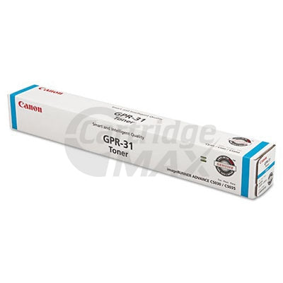 1 x Original Canon (GPR-31) TG-46C Cyan Toner