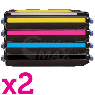 2 sets of 4 Pack Generic Canon MF8450C (CART-317B,C,M,Y) Toner Cartridges