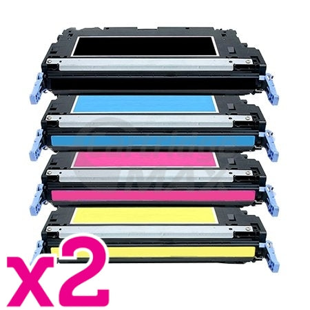 2 sets of 4 Pack Generic Canon LBP 5360 (CART-311B,C,M,Y) Toner Cartridges [2BK,2C,2M,2Y]