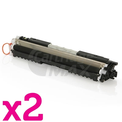 2 x HP CF350A (130A) Generic Black Toner Cartridge - 1,300 Pages