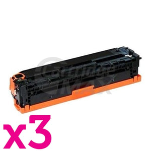 3 x HP CE340A (651A) Generic Black Toner Cartridge  - 13,500 Pages