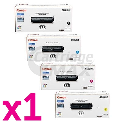 4-Pack Original Canon CART-335 Toner Combo [BK+C+M+Y]