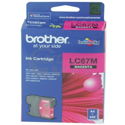Original Brother LC-67M Magenta Ink Cartridge