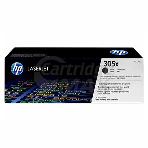 1 x HP CE410X (305X) Original Black Toner Cartridge - 4,000 Pages