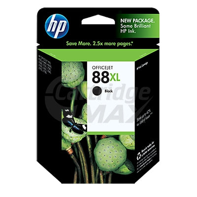 HP 88XL Original Black High Yield Inkjet Cartridge C9396A - 2,450 Pages