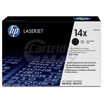 1 x HP CF214X (14X) Original Black Toner Cartridge - 17,500 Pages