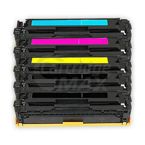 5 Pack HP CF400X-CF403X (201X) Generic Toner Cartridges [2BK,1C,1M,1Y]