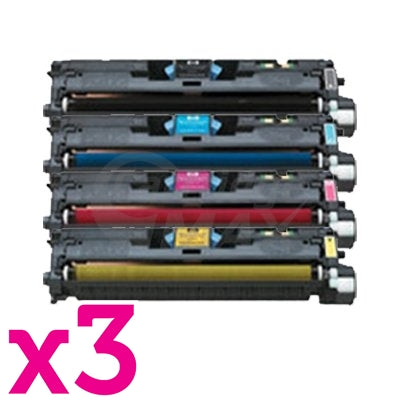3 sets of 4-Pack Generic Laser Toner Cartridge Combo for Canon LBP 2410