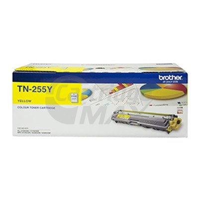 Brother TN-255Y Original Yellow High Yield Toner Cartridge