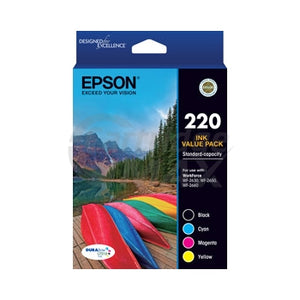 Epson 220 Original Ink Value Pack [C13T293692] [BK,C,M,Y]