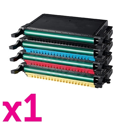4-Pack Generic Samsung CLP-610/660,CLX-6210FX/6240FX Toner Cartridge [1BK,1C,1M,1Y]