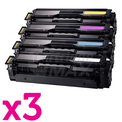 3 sets of 4 Pack Generic Samsung CLP-415, CLX-4170, CLX-4195 Cartridge Combo CLT504S [3BK,3C,3M,3Y]