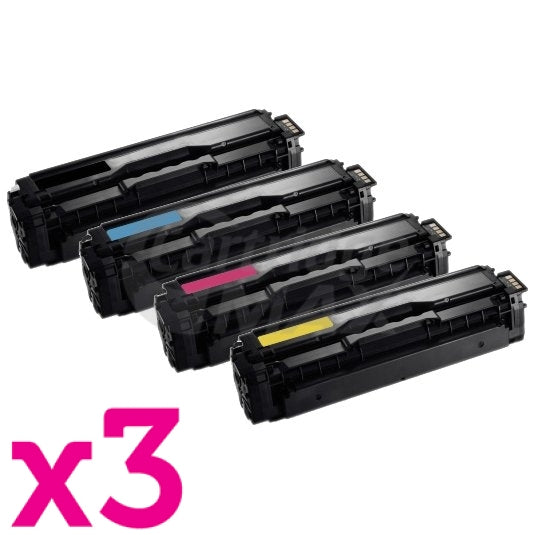 3 sets of 4-Pack Generic Samsung CLP-680, CLX-6260 Cartridge Combo [CLT506L] [3BK,3C,3M,3Y]