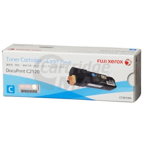 Fuji Xerox DocuPrint C2120 Original Cyan Toner Cartridge - 3,000 pages (CT201304)