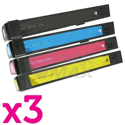 3 sets of 4 Pack HP CB380A-CB383A (823A-824A) Generic Toner Cartridges  [3BK,3C,3M,3Y]