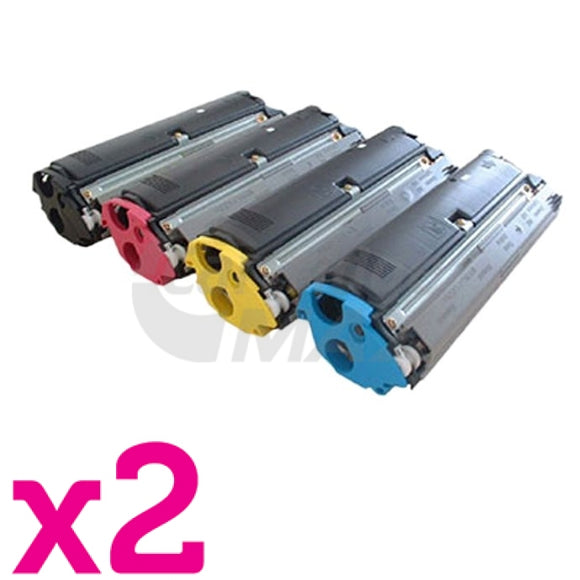 2 sets of 4-packs Epson AL-C 900 / C1900 Generic Toner