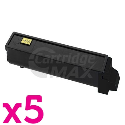 5 x Compatible TK-544K  Black Toner Cartridge For Kyocera FS-C5100DN