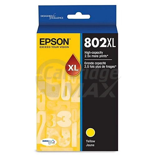 Epson 802XL (C13T356492) Original Yellow High Yield Inkjet Cartridge