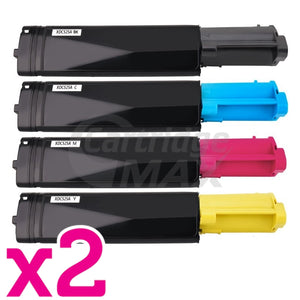 2 sets of 4-Pack Fuji Xerox Generic Docuprint C525A / C2090FS - Colour Combo Toner