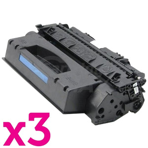 3 x Canon CART-308II  Black Generic Toner Cartridge 6,000 Pages