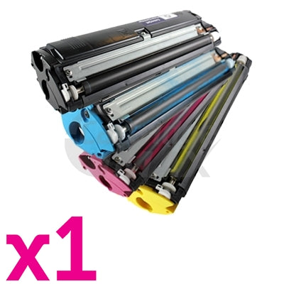 4-Pack Konica Minolta Magicolour QMS 2300 / 2350 Generic Cartridge Combo