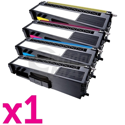 4-Pack Generic Brother TN-348 Toner Combo [1BK,1C,1M,1Y]