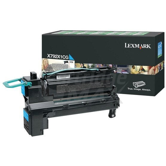 Lexmark (X792X1CG) Original X792DE Cyan High Yield Toner