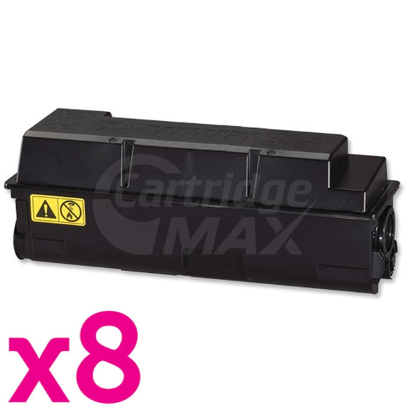 8 x Compatible for TK-330 Black Toner Cartridge suitable for Kyocera FS-4000DN