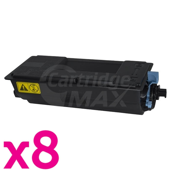 8 x Compatible for TK-3104 Black Toner Kit suitable for Kyocera FS-2100D, FS-2100DN