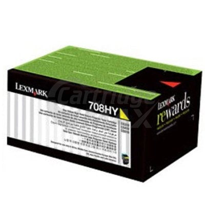 1 x Lexmark (70C8HY0) Original CS310 / CS410 / CS510 Yellow High Yield Toner Cartridge