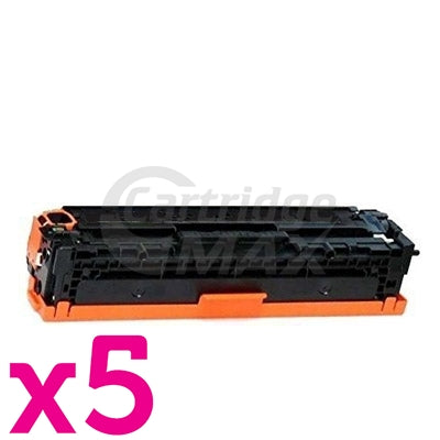 5 x HP 410X (CF410X) Generic Black Toner Cartridge