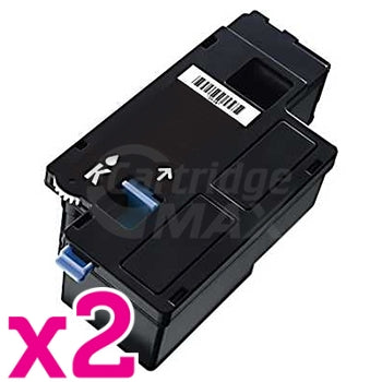 2 x Dell C1660 / C1660w Generic Black Toner Cartridge