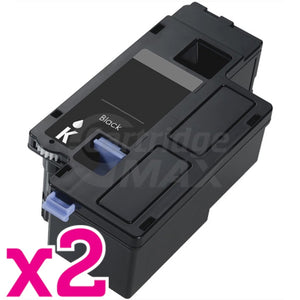 2 x Dell E525, E525w Generic Black Toner Cartridge