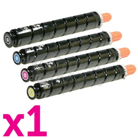 4 Pack Generic Canon TG-52 (GPR-36) Toner Cartridges [1BK,1C,1M,1Y]