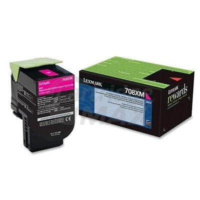 1 x Lexmark (70C8XM0) Original CS510 Magenta Extra High Yield Toner Cartridge