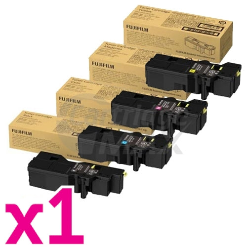 4 Pack Fujifilm Apeos C325 dw / C325 z, ApeosPrint C325 dw Original Toner Cartridges [CT203486-CT203489]