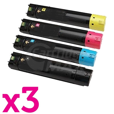 3 sets of 4 Pack Fuji Xerox DocuCentre SC2020 Generic Toner Combo (CT202246 - CT202249)