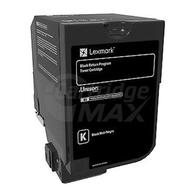 Lexmark 84C6HK0 Original CX725 Black High Yield Return Program Toner Cartridge