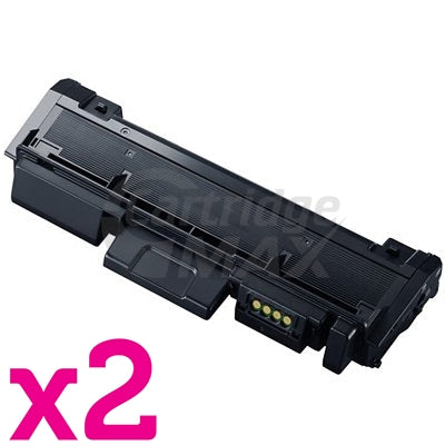 2 x Samsung SLM2825DW/ 2835DW/ 2875FW/ 2885FW (MLT-D116L) Generic Black High Yield Toner Cartridge SU830A