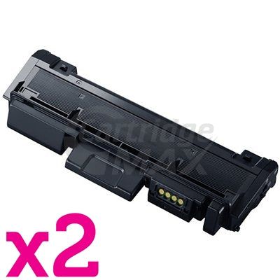 2 x Samsung SLM2825DW/ 2835DW/ 2875FW/ 2885FW (MLT-D116L) Generic Black High Yield Toner Cartridge SU830A
